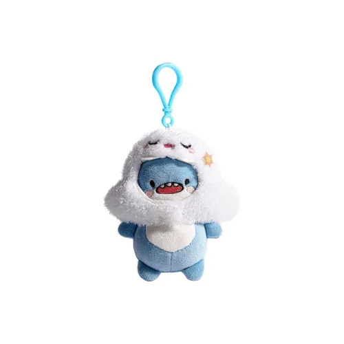 JBBCN Cloud Mood Chubby Shark Plush Pendant 10 см Длина Тело