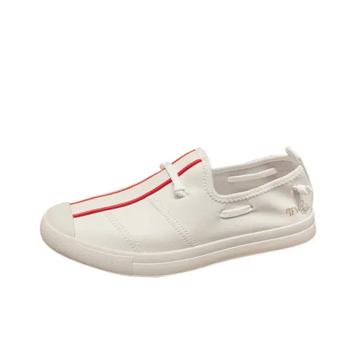 TFWLJ Мужская повседневная обувь низкий топ белый и красный мужской