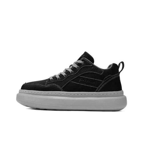 Черный хвост оленя покрытие теплоизоляция устойчивость к истиранию MID верх кроссовки для скейтбординга мужской