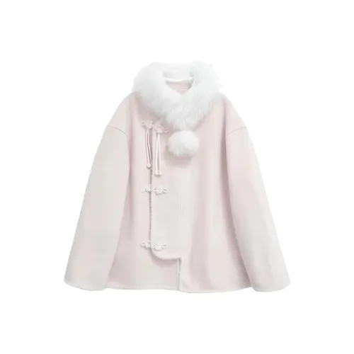 COHX Pink Women's Coat COHX Розовый Женский Пальто