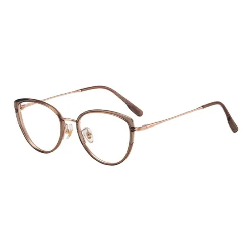 LOHO Сплав Кошачий глаз Очки с диоптриями Унисекс Cold Brew Чай Элегантность Черно-серебро