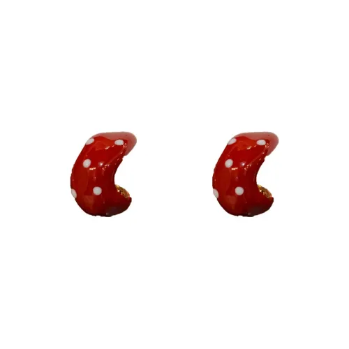 BONAS Copper Stud Earrings Women's BONAS Медные серьги-гвоздики женские