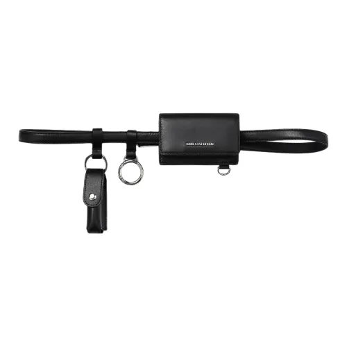 Karl Lagerfeld Коровья кожа Бананка Женская Черная