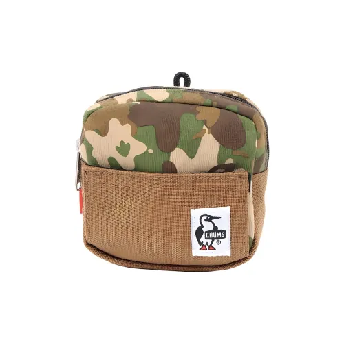CHUMS Хлопок Key Pouch Унисекс Камуфляж