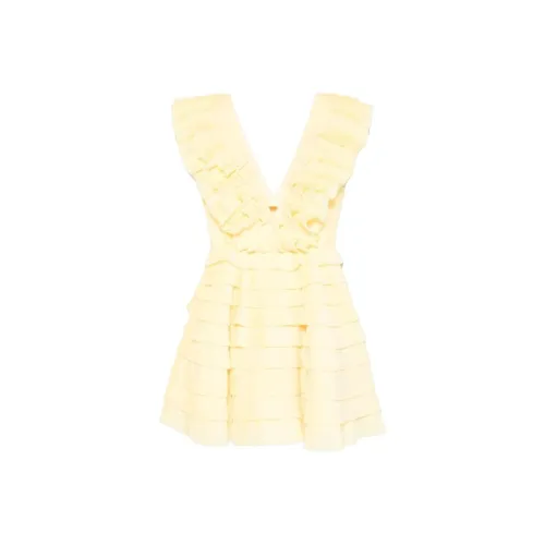 Aje Желтые Женские Платья без Рукавов