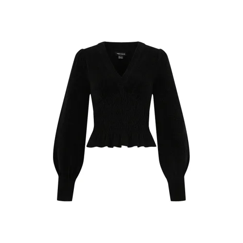 URBAN REVIVO Глубокий черный Женский трикотаж