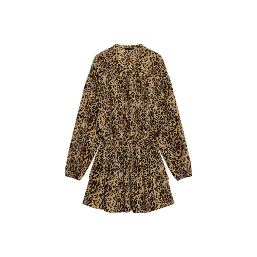 ZARA Collaboration Длинное платье с длинными рукавами женское