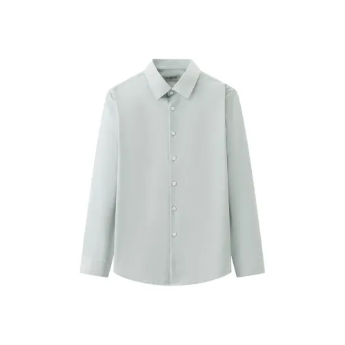 EDENBO Серый Зеленый Мужские Рубашки