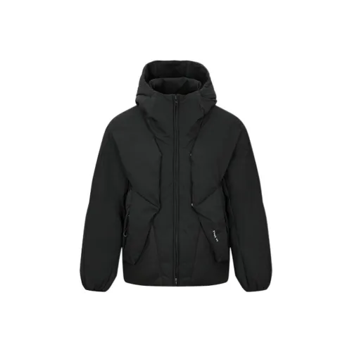 URBAN REVIVO Глубокий черный Мужские пуховики