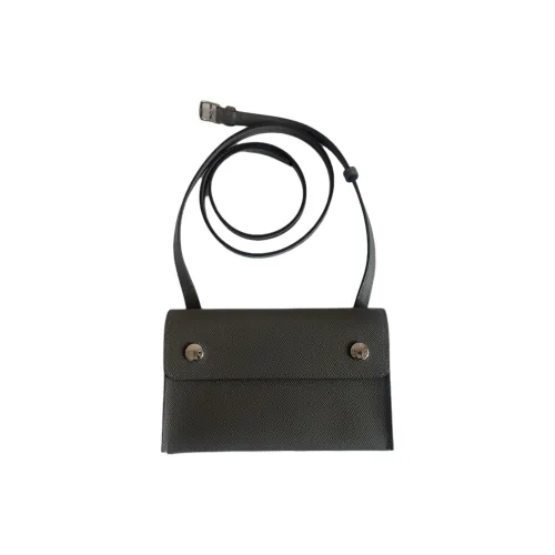 HERMES Эпсомская кожа Сумка через плечо Мужская 0L Grismeyer Дождевой облачный серый