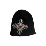 Стиль 3 Красный Ромб Жемчужный Крест