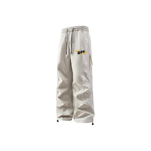 GDRG Белый Унисекс Карго Брюки