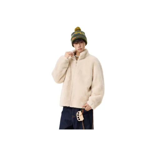 MARK WAFFLE Бархат Feel Пальто Унисекс