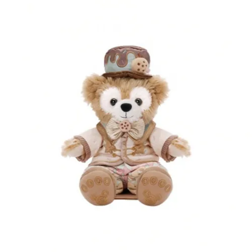 Disney x DISNEYLAND 2025 Duffy Dreamy Celebration Collection Даффи Куклы Плюшевая Кукла 14 см Длина Тела Шанхай Дисней