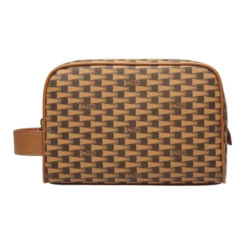 BALLY Синтетический материал Клатч Мужской Коричневый