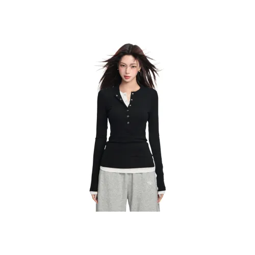 ONENINE34PM Черный Женский Трикотаж