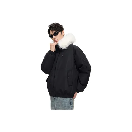 TUOFEI Черный Унисекс Пуховики