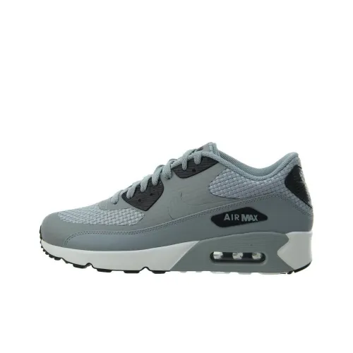 Nike Air Max 90 Амортизация Низкий Топ Беговые Кроссовки Мужские Серые