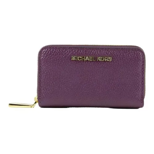 MICHAEL KORS Кожа Кошелек Держатель для карт Женские Фиолетовый