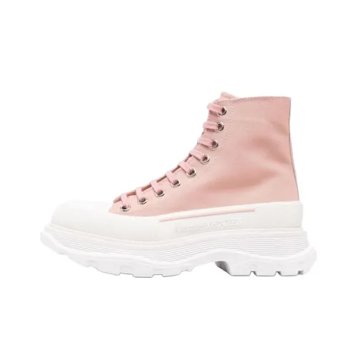 Alexander McQueen Tread Slick Ankle Длина (размер в длину) Платформа Обувь Женская Розовая