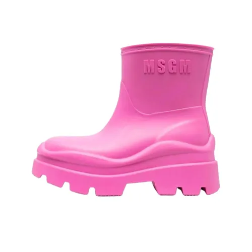 MSGM Резиновые сапоги Розовые Женские