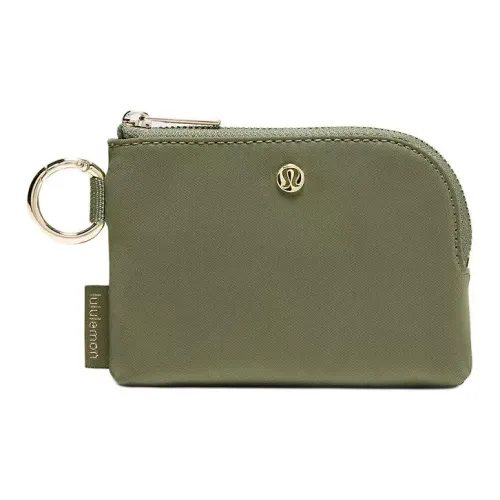 lululemon Нейлоновый держатель для карт Унисекс Зеленый