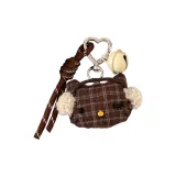 Кофейный-Клетчатый Котенок Кукла Украшение