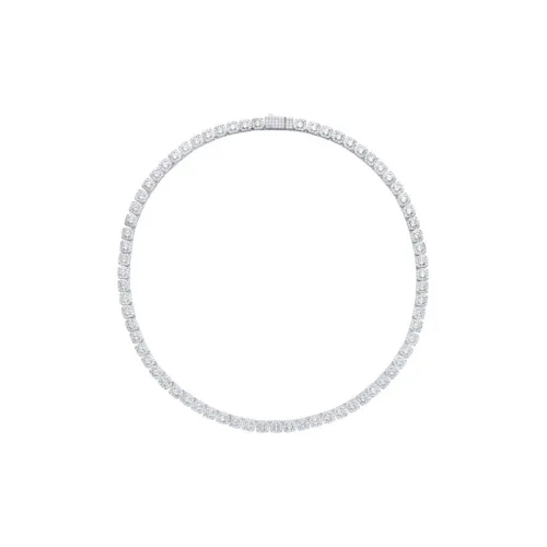 ICEGANG Белое золото с медным покрытием ожерелья унисекс