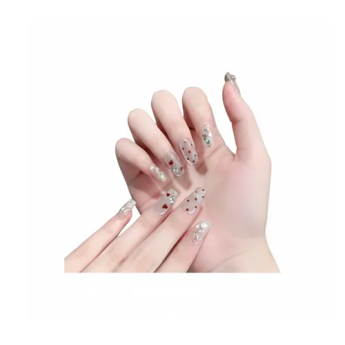 XNTX Заплатки для ногтей Ногти Art Заплатки MID Длина Cool Color Series Телесный Coquette