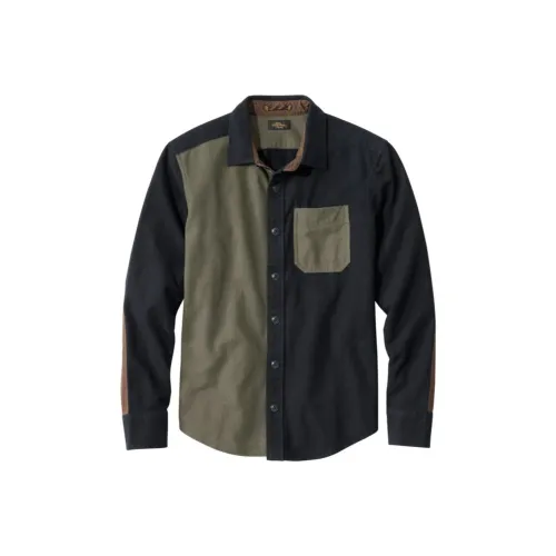 L.L.Bean Рубашка из шелка-камелот Мужская