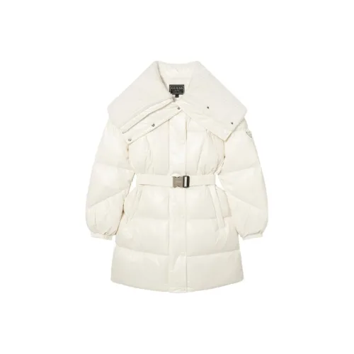 GUESS Сливочный Женский Пуховик