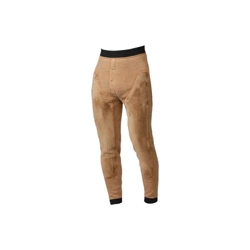 SOIE Мужской Черный Серый 20~0°C Термобрюки для мужчин