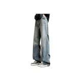 Винтажные синие джинсы