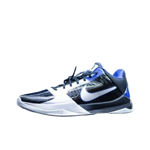 Nike Zoom Kobe 5 Баскетбольные кроссовки Унисекс Черный Белый