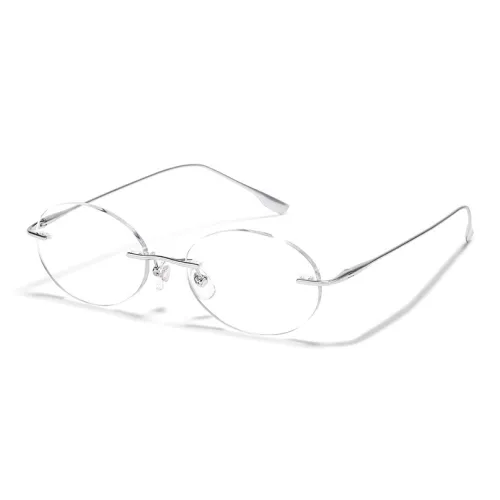 Sagawa Титан Овал Очки с диоптриями Унисекс