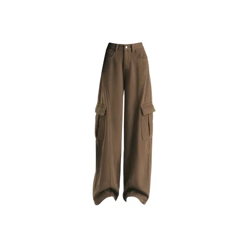 Weixi Темный Roast Коричневый Женские Джинсы