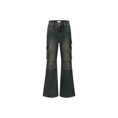 URBAN REVIVO Blue Women's Jeans URBAN REVIVO Синий Женские Джинсы