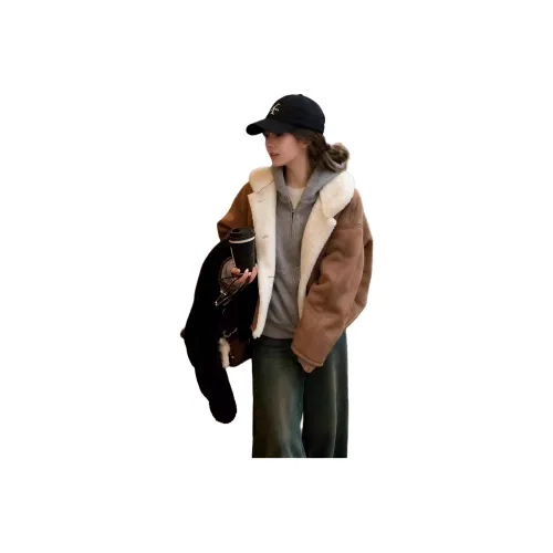 MORii Коричневый Женское Пальто