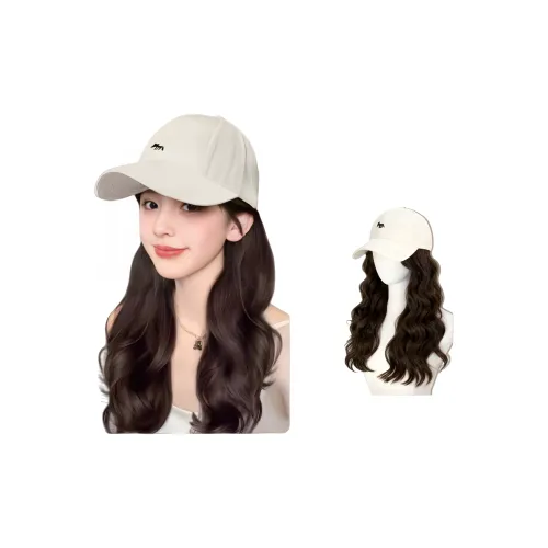 Mousse Na Шапки Кепки Wig Integrated Женская Новинка Мода Интернет Знаменитость Бейсболка Бейсболка