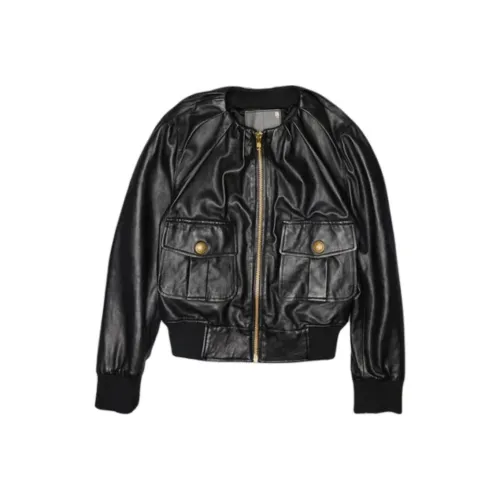 R13 Fw25 Кожа Куртка Женские