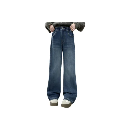 Little Redfish Изображение Цвет С флисовой подкладкой Школьный возраст Джинсы