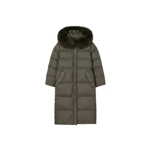 GUESS Темно-коричневый женский пуховик