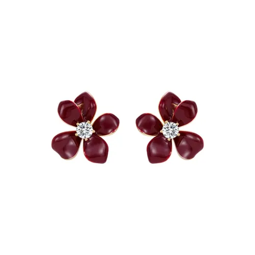 MCK Copper Alloy Stud Earrings Women's MCK Медный сплав Серьги-гвоздики Женские