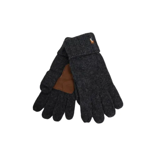 Polo Ralph Lauren Шерсть Трикотаж Перчатки Унисекс Угольный Серый