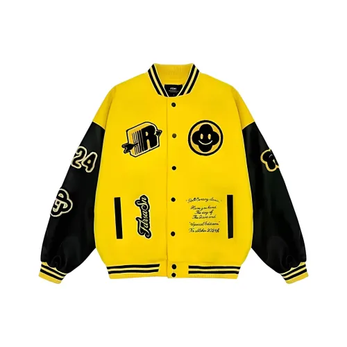 CHARM GLOW Бейсбольная куртка Унисекс