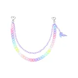 Радужный тотем с украшением (змея)