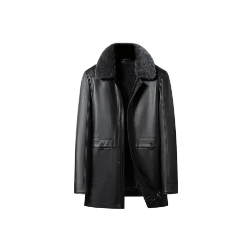 MAREA VESUVIO Кожа Куртка Мужская