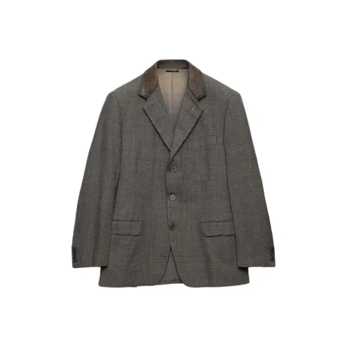 PRADA Дымчато-серый Мужские Куртки