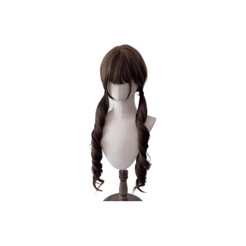 Northward Incline Shaolao Два хвостика Женская парик аниме COS Аниме Hazelnut Gray Brown