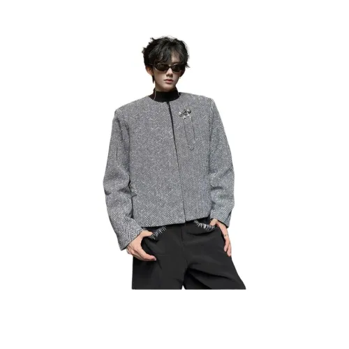 AWAO Серый Унисекс Куртки